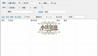 MiniRenamer批量文件重命名v2.2.0 - 小落资源网